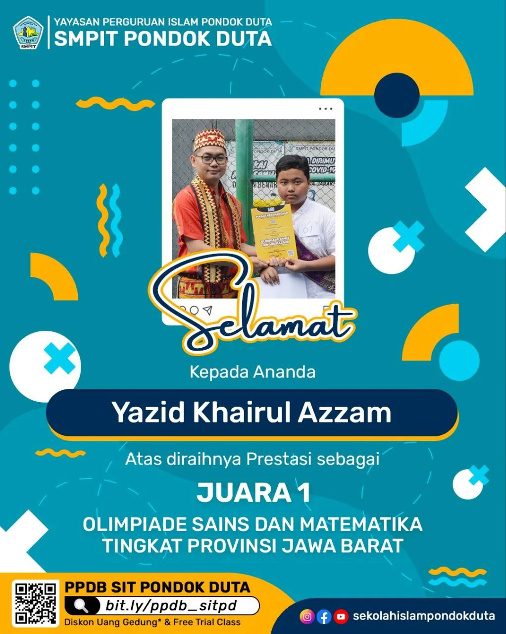 Prestasi Gemilang Yazid Khairul Azzam di Olimpiade Sains dan Matematika