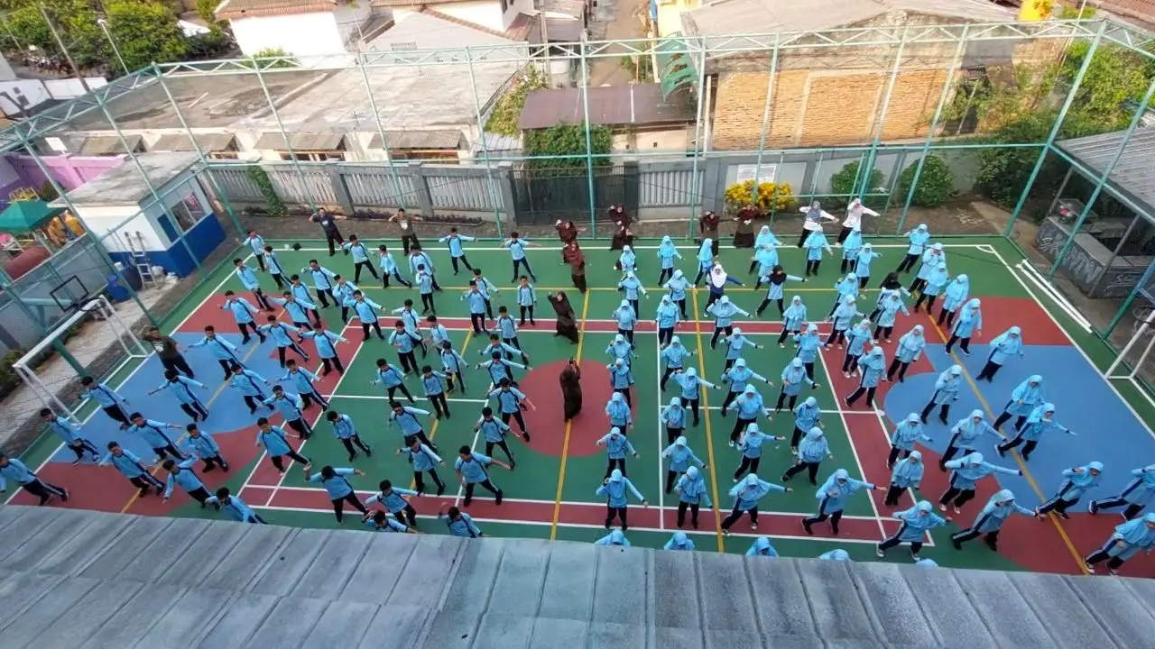 Kegiatan Aksi Bergizi SMPIT Pondok Duta Bersama Puskesmas Tugu Cimanggis