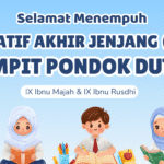 SMPIT Pondok Duta Laksanakan Sumatif Akhir Jenjang Kelas 9 Berbasis Teknologi