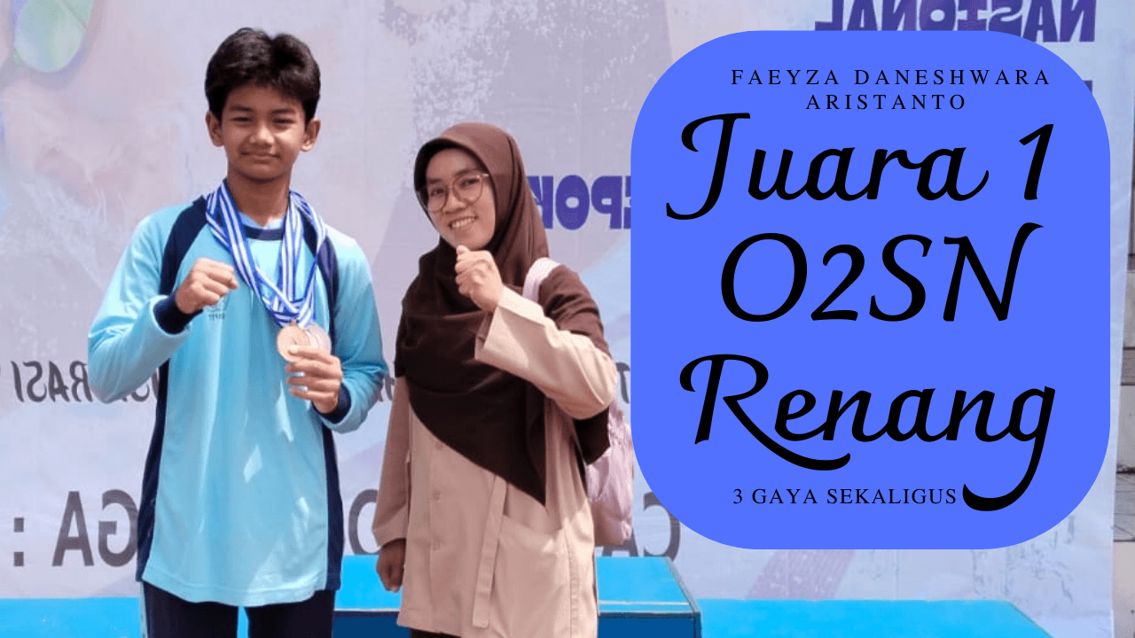 Faeyza Daneshwara Aristanto Sabet Juara 1 O2SN Renang 2025 untuk SMPIT Pondok Duta
