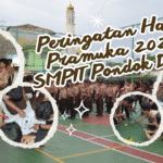 Peringatan Hari Pramuka di SMPIT Pondok Duta: Upacara Kenaikan Tingkat, Ketangkasan, dan Penguatan Ilmu Kepramukaan