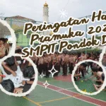 Peringatan Hari Pramuka di SMPIT Pondok Duta: Upacara Kenaikan Tingkat, Ketangkasan, dan Penguatan Ilmu Kepramukaan