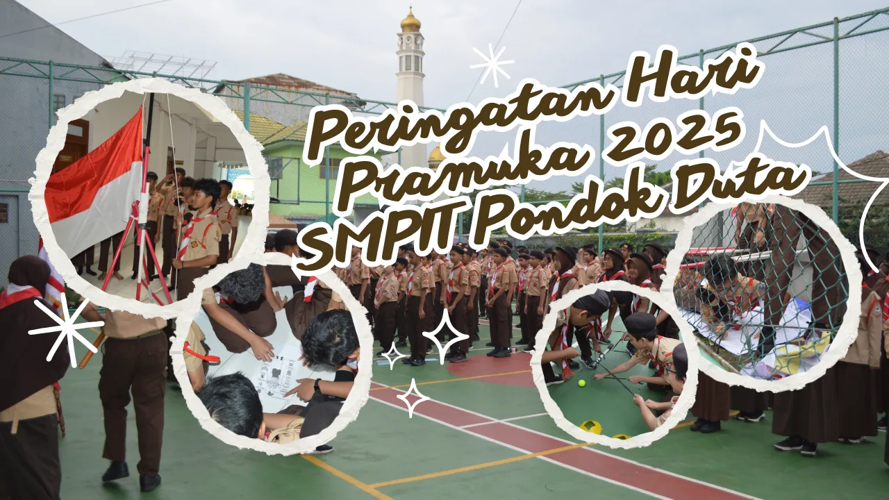Peringatan Hari Pramuka di SMPIT Pondok Duta: Upacara Kenaikan Tingkat, Ketangkasan, dan Penguatan Ilmu Kepramukaan