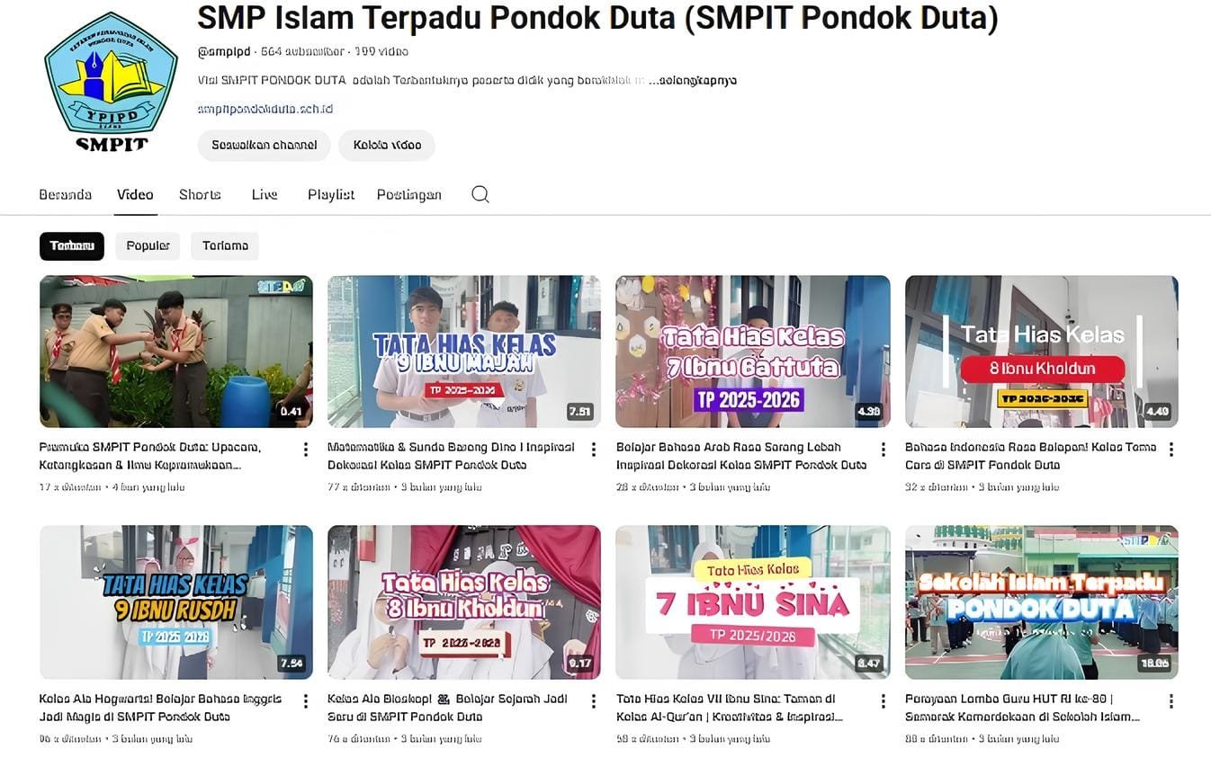 Kreativitas Tanpa Batas! Lomba Menghias Kelas SMPIT Pondok Duta Hadirkan Ragam Tema Edukatif dan Inspiratif