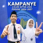 Kampanye pemilihan calon ketua OSIS SMPIT Pondok Duta Periode 2026-2027