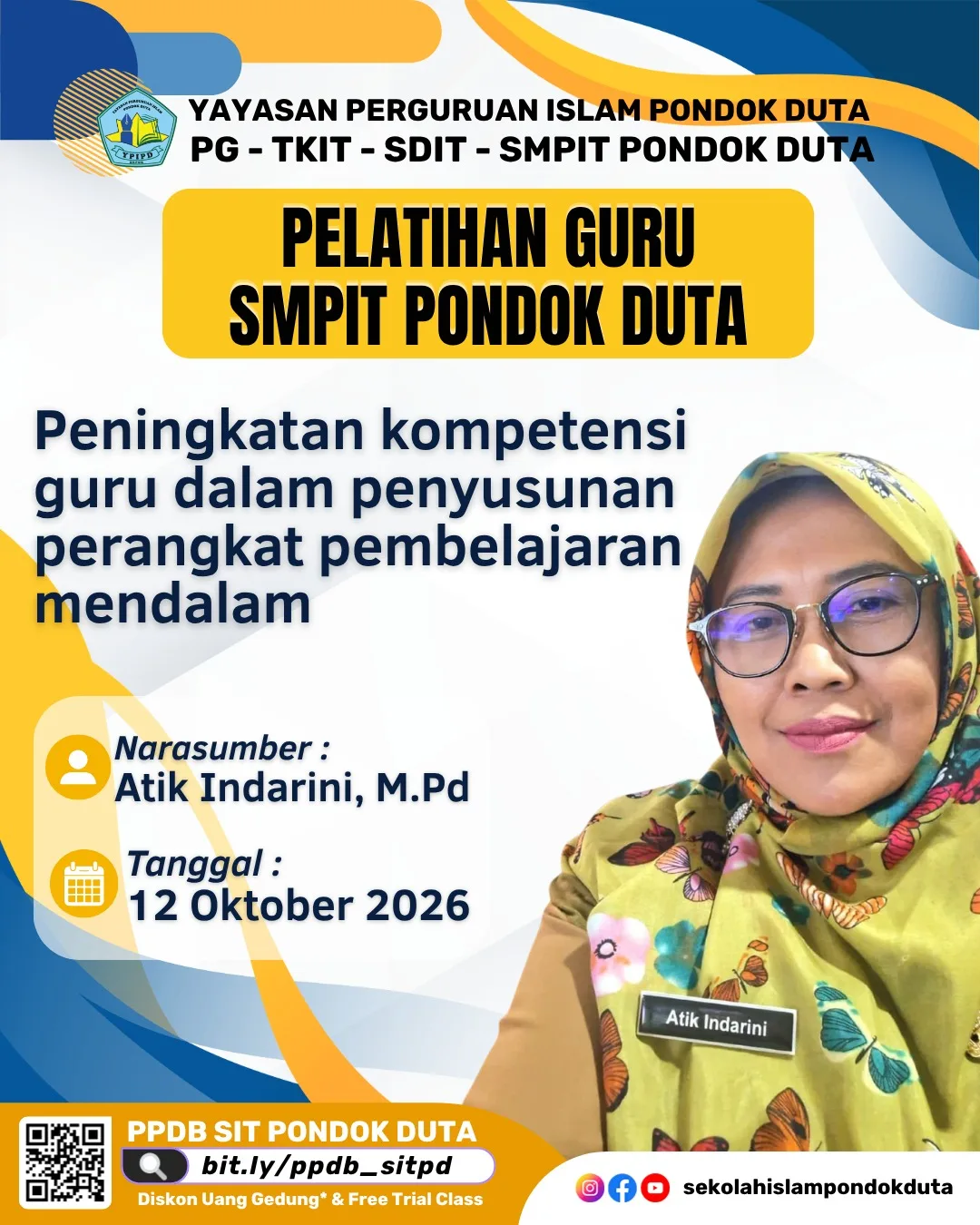 Pelatihan Guru SMPIT Pondok Duta Tingkatkan Kualitas Pembelajaran