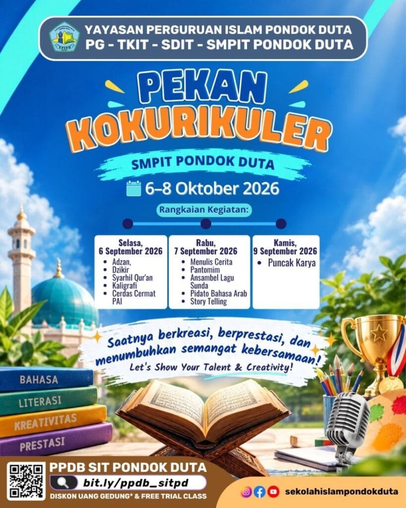 Rangkaian kegiatan kokurikuler SMPIT Pondok Duta